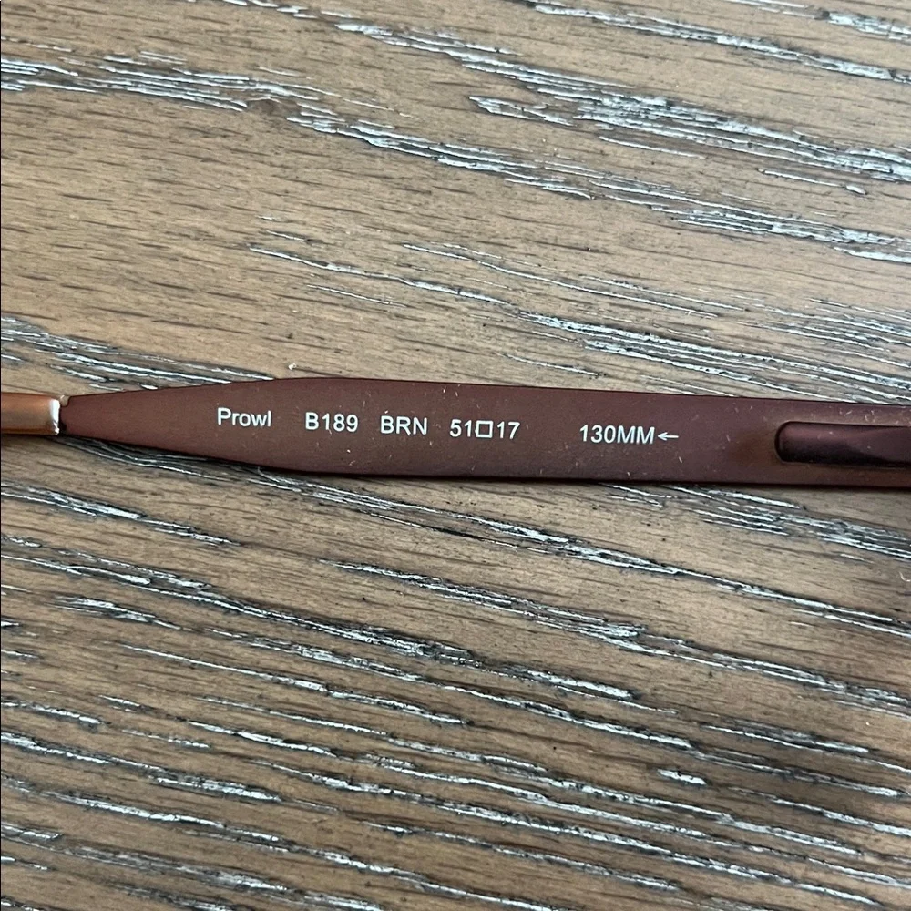 Ted Baker Women's Prowl Prescription Glasses with Brown Half Rim Frame - Picture 4 of 8